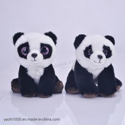 Urso panda de pelúcia de pelúcia atacado animal brinquedo