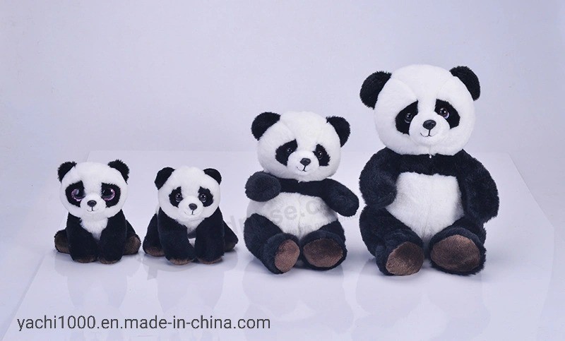 批发毛绒软毛熊猫熊动物玩具