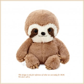 cute sloth plushie fluffy toys shaggy animals dolls