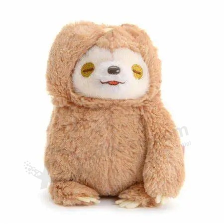 Nettes Faultier Plushie flauschiges Spielzeug zottelige Tierpuppen