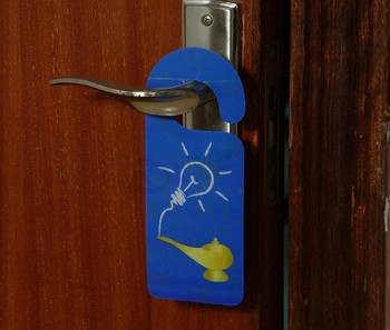 Étiquette volante de porte d’hôtel en plastique personnalisée No Disturb (carte PVC)