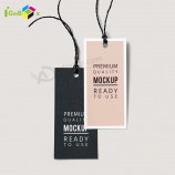 Personnalisé Luxe Papier Vêtements Tagger Papier Hangtag Hang Tag