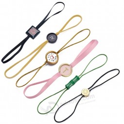 aangepaste luxe kledingstuk plastic hang tag string seal tag (dl09c-2)