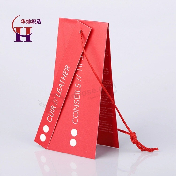 Paper material Garment custom Hang Tags