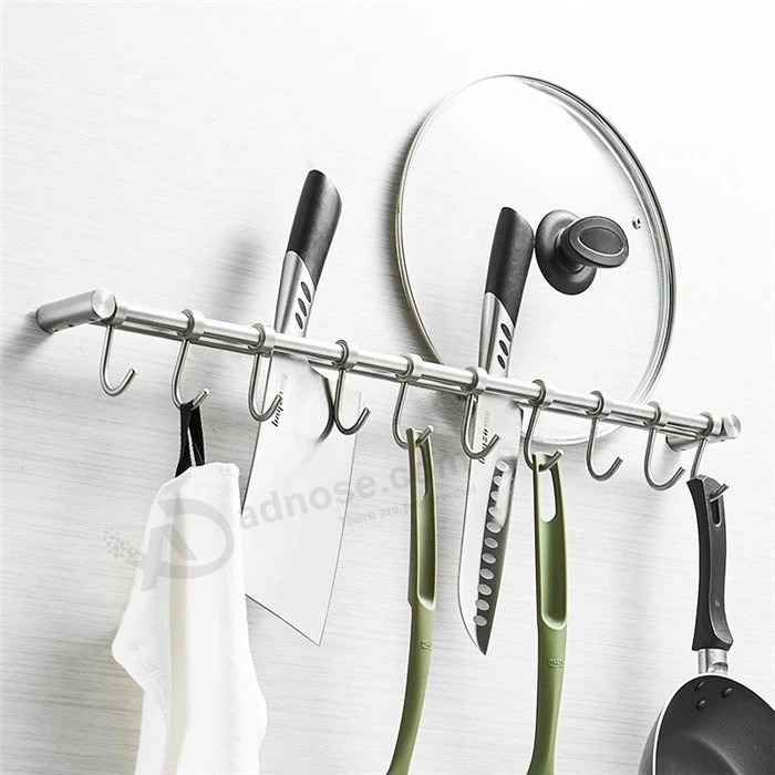 New Products 2020 Wall Mounted Bathroom Metal Clothes Hanging Over The Back Door Hat Hanger Hook