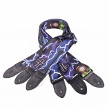 Vente en gros de pièces de guitare électrique sangle de guitare en cuir personnalisée
