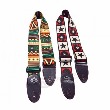 Impression par sublimation Longe de sangle de guitare réglable