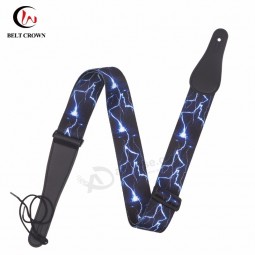 fashion style rainbow guitar strap guitar shoulder strap for musical instrument accessories