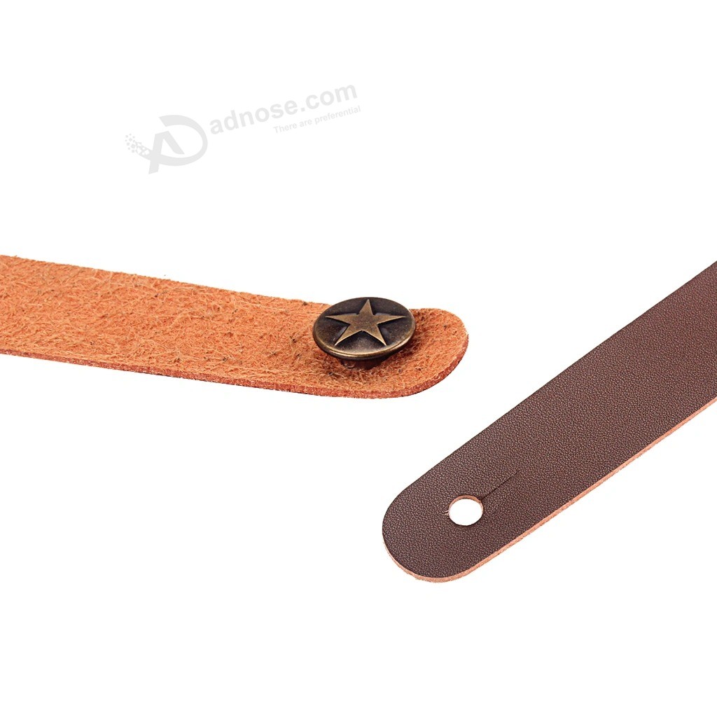 Guitar straps Faux leather Strap hook Button