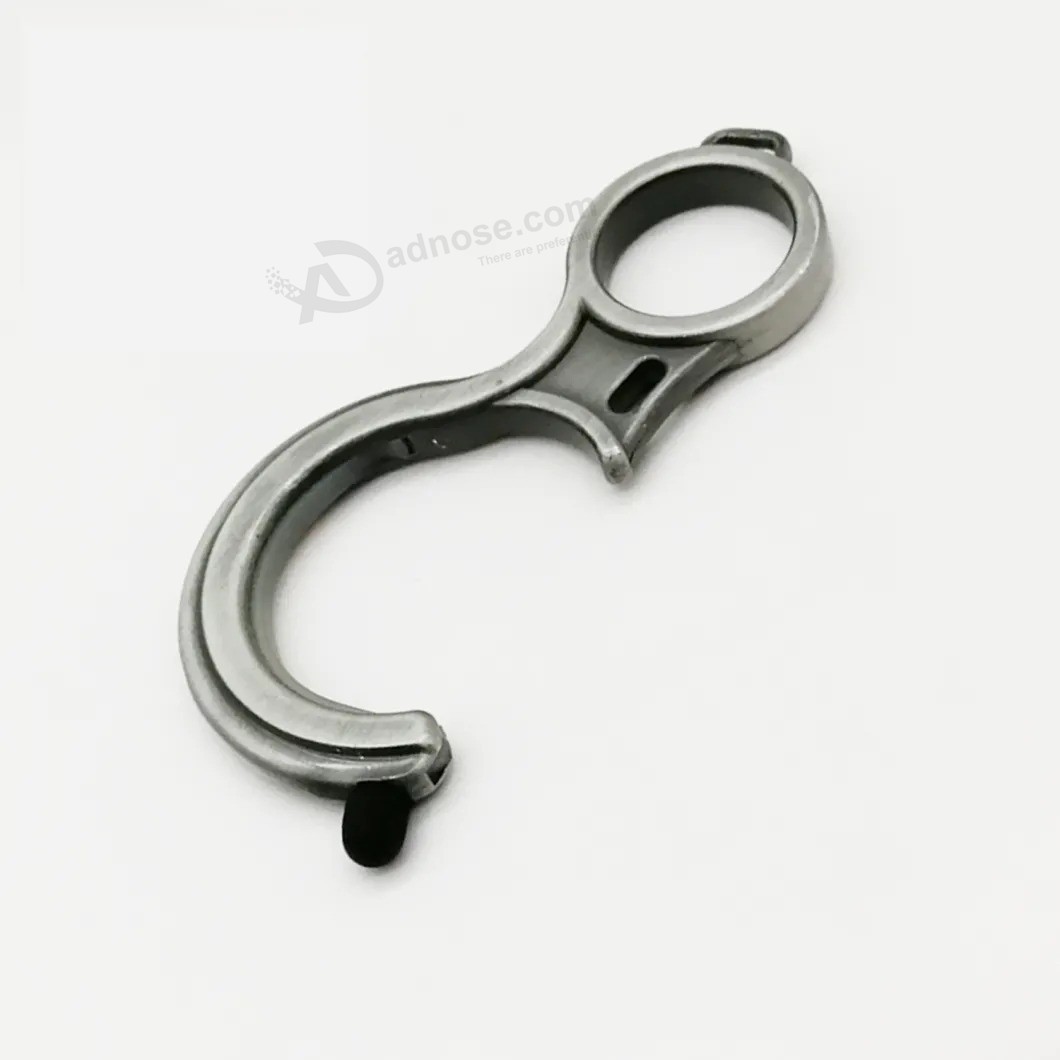 Drücken Sie den Aufzug Schlüsselanhänger Hersteller Großhandel Custom Messing EDC 3D Metall Türöffner Schlüsselanhänger