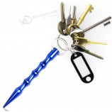 factory custom portable products aluminum alloy anti-wolf womenself defense Key chain keychain