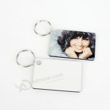 rectangle shape sublimation printing MDF keychains