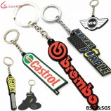 2020 Usine En Gros Promotion Personnalisée Mini Souple Caoutchouc PVC Voiture Porte-clés