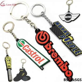 2020 Usine En Gros Promotion Personnalisée Mini Souple Caoutchouc PVC Voiture Porte-clés