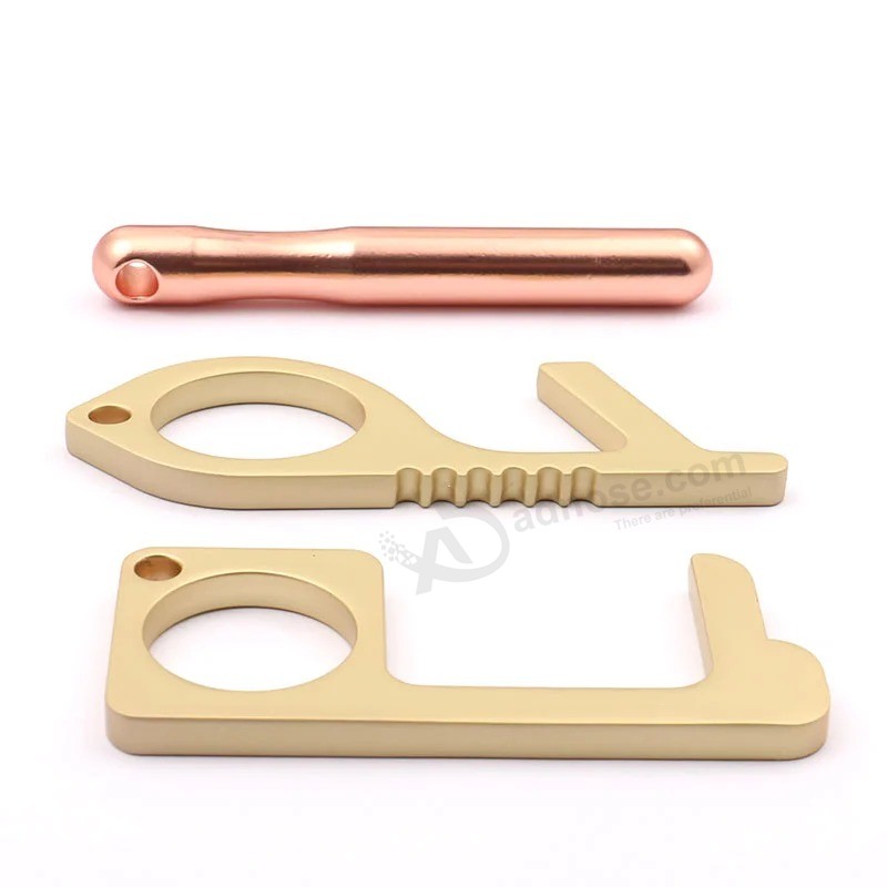 Stock Quantity Fast Delivery Non-Touch Door Tool Hygienic Hand Keychains