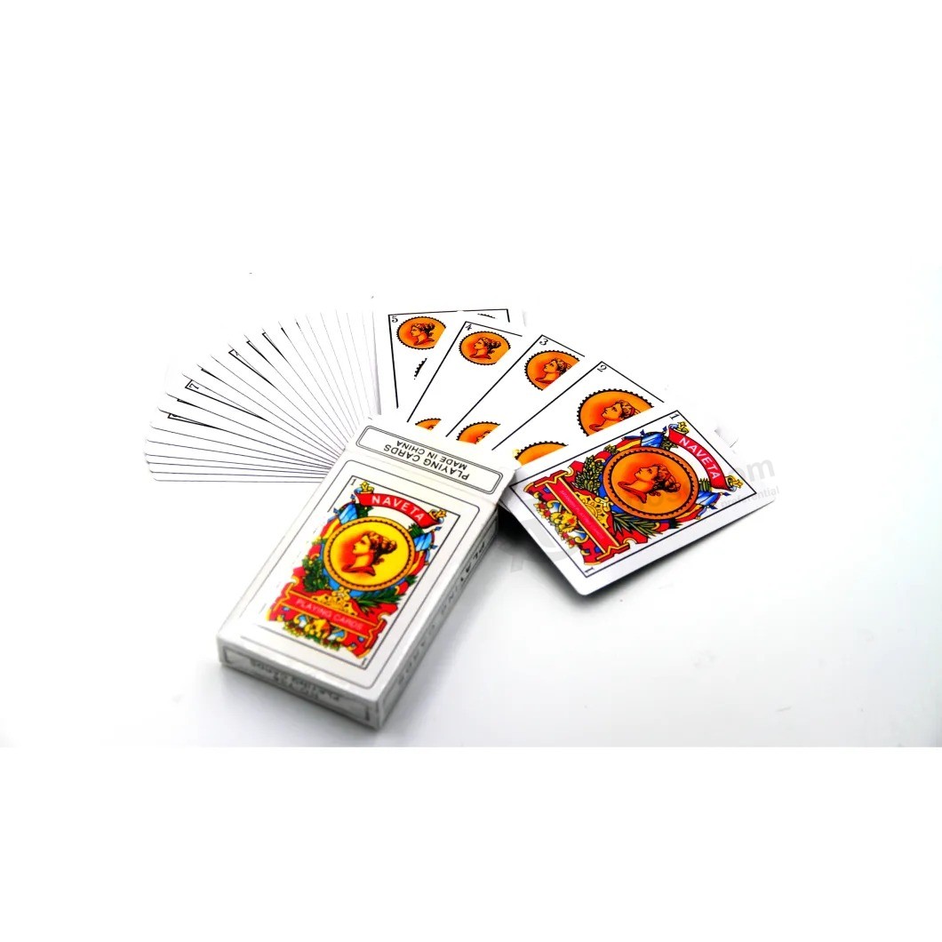 Spanisches Pokerkartenspiel, langlebige Spielkarten