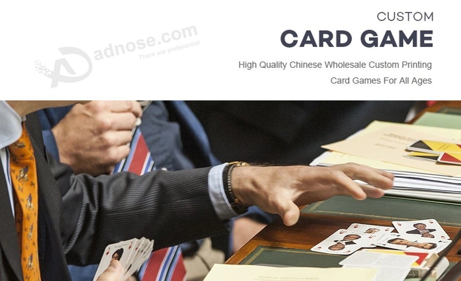 Custom paper Printed PVC poker Card plastic Playing Card