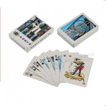 Cartes à jouer de poker personnalisées en papier/plastique