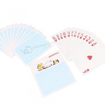 Conception personnalisée Poker Cartes à jouer en plastique Cartes de poker Carte de jeu de poker