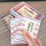 Impression en couleur, Artpaper, cartes de jeu, deux jeux de poker personnalisés et carte-cadeau de haute qualité