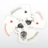 Оптовая изготовленная на заказ печатная игра в покер дешевая 100% пластиковая игральная карта
