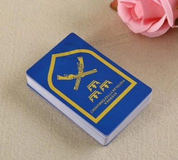 Impression personnalisée de cartes à jouer en carton de poker en papier pour la promotion