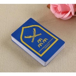 benutzerdefinierte Druckkarton Poker Papier Spielkarten für die Förderung