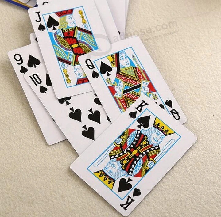 Custom printing Cardboard poker Paper playing Cards for Promotion