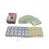 Carte de poker personnalisée Impression personnalisée en papier Carte à jouer de poker