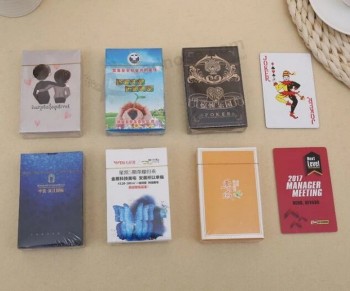 Fabricant en gros Impression de logo personnalisé Poker professionnel Nouveauté Cartes à jouer