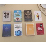 도매 제조 업체 사용자 정의 로고 인쇄 전문 포커 참신 카드 놀이