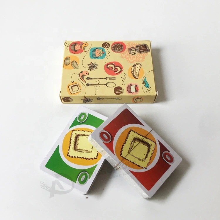 Aangepaste hoge kwaliteit poker afdrukken van gefietst papieren speelkaarten
