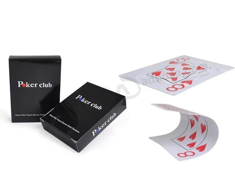 Custom Poker Club 100% neue PVC / Plastik Poker Spielkarten