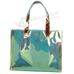 ladies New beach transparent PVC backpack tote Bag