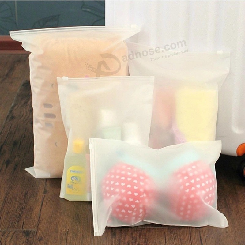 Пользовательские печатные ПВХ пластиковые водонепроницаемые сумки на молнии с кольцом 20 * 25