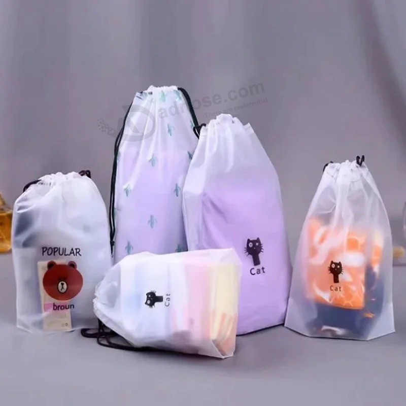 Transparent EVA Bag/PEVA PVC TPU Zipper Bag for Food