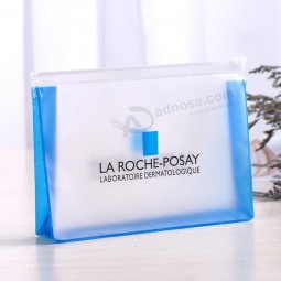 PVC/EVA cosmetic plastic packaging zipper handle Bag