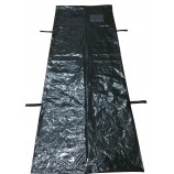 Eco Friendly PVC funéraire jetable noir imperméable sac de corps mort sac de cadavre