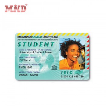 Employé RFID 125kHz PVC carte d’identité hologramme avec puce