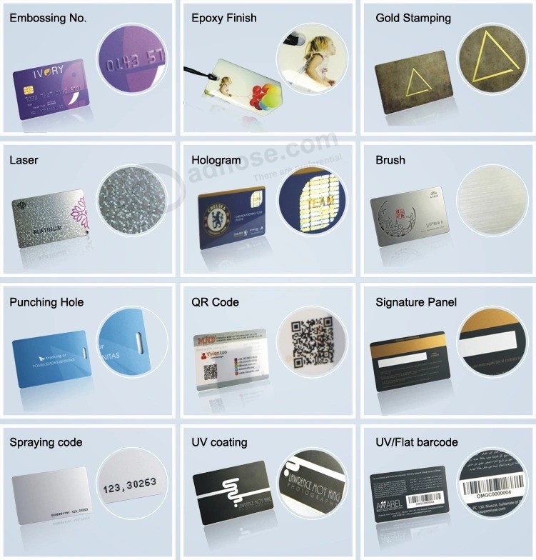 Custom Design Printable Student Employee PVC Plastic ID Card