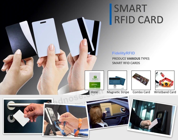 Precio al por mayor de fábrica Empleados Estudiantes Usan tarjeta de identificación RFID con foto