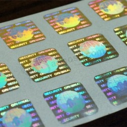 防伪安全防伪全息胶条码刮掉不干胶标签