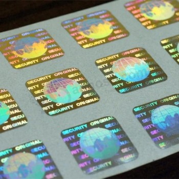 Anti-Counterfeit Security Anti-Fake Hologram Adhesive Barcode Scratch off Sticker Label