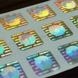 anti-namaak beveiliging anti-nep hologram zelfklevende barcode kras sticker label
