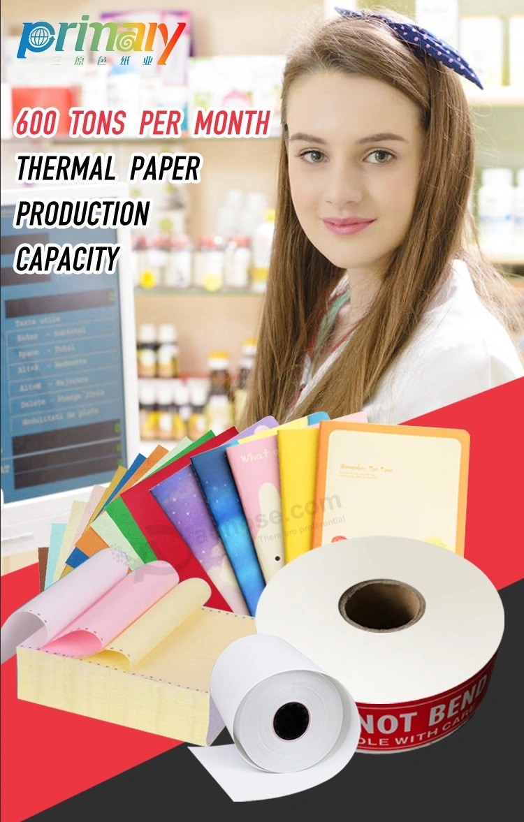 Kundenspezifische Verpackung Selbstklebender gedruckter Aufkleber Thermo-Barcode-Etikett
