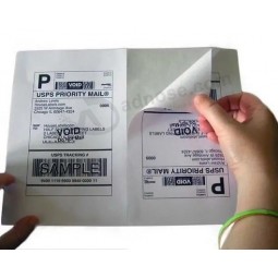 Etiquetas A4 que envían etiquetas autoadhesivas de media hoja de 8.5X5.5