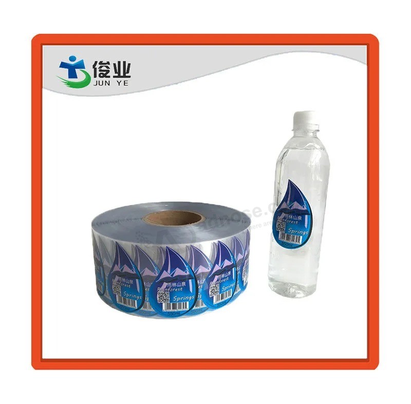 Glossy lamination Water bottle Sticker high Adhesive Label