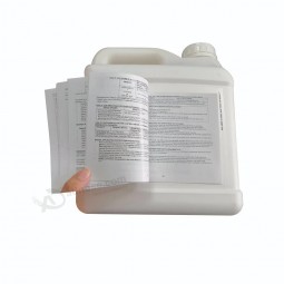 meerlaags vouw bedrukt zelfklevend brochure boekje instructies label