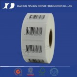 aangepaste verpakking zelfklevende bedrukte sticker thermische barcode labelrol
