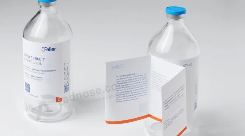 Werkseitig selbstklebende wasserdichte PVC-Flaschenetiketten